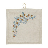 Zestaw prezentowy K-428 z haftem Brązowe kwiaty z rękawiczką i rękawiczką TM Yaroslav Zestaw prezentowy K-428 z haftem Brązowe kwiaty z rękawiczką i rękawiczką TM Yaroslav